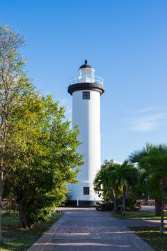 punta higuera lighthouse at el faro park in rincon puerto rico