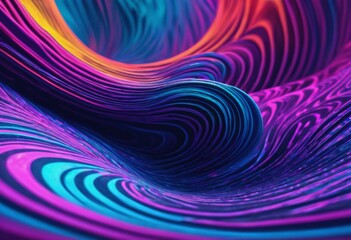 Obraz premium Grainy abstract background with waves and spirals