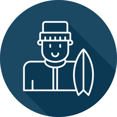 Surfer Icon