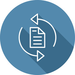 Fototapeta premium Sync Icon