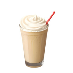 Milkshake Ice Coffee with whipped cream