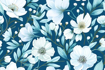 Textile Design Pattern For Printing On Fabric