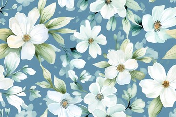 Textile Design Pattern For Printing On Fabric