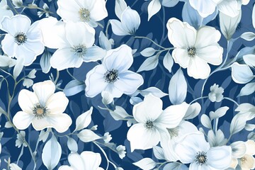 Textile Design Pattern For Printing On Fabric