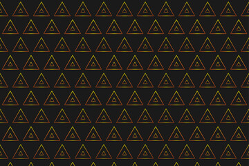 Luxury background with golden triangles