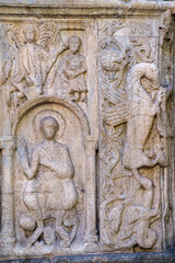 Medieval San Fedele church at Como, Italy