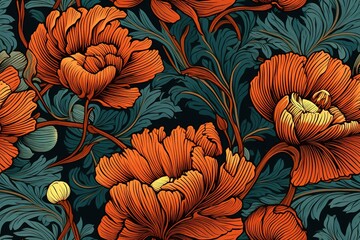 Floral pattern design , Printing Textile , Transfer designs , pattern , flower