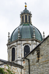 Fototapeta premium Duomo di Como - kościół rzymskokatolicki w Como, Włochy