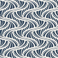 Black and white pattern with doodle style. Vector