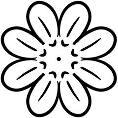 Obraz premium black and white flowers