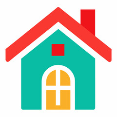 house icon isolated on white