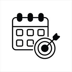 Goal  Icon editable stock vector icon