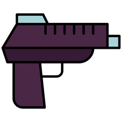 gun, pistol, police, revolver, weapon Icon