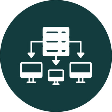 Cluster Computing Icon