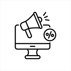 Promotion  Icon editable stock vector icon