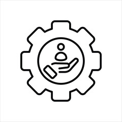 Service  Icon editable stock vector icon