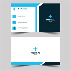 Professional medical business card design templates, medical visiting card,business card vector file, modern business card design