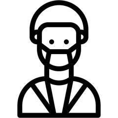 Gynecologist, Physician, lady doctor, hospital, health care Icon