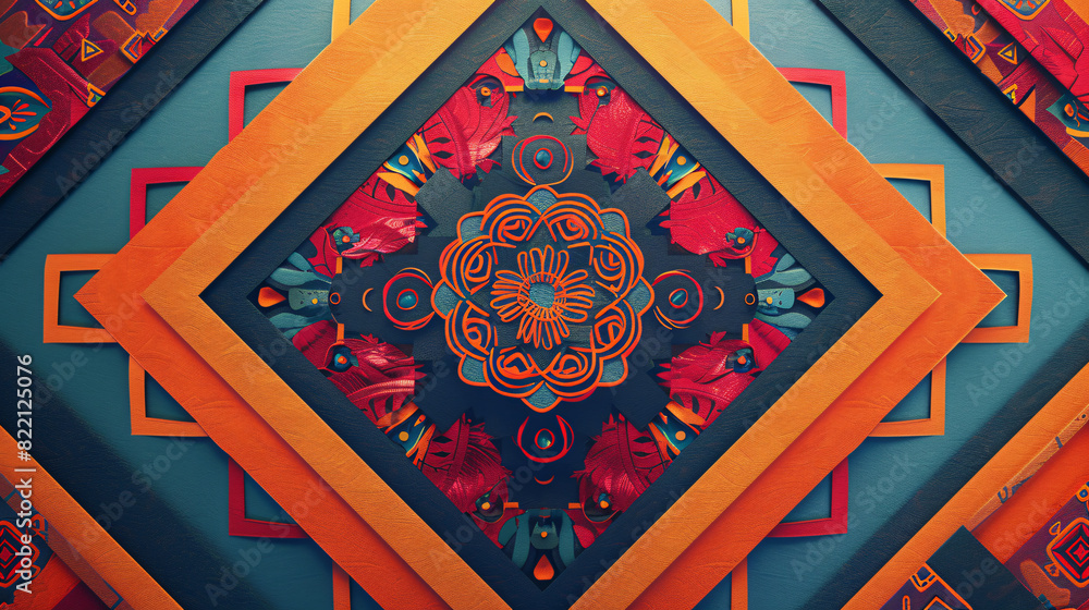 Poster bohemian patterns