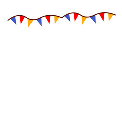 Rainbow Bunting Flag