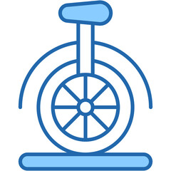 Fototapeta premium Unicycle, monocycle, circus, wheel, ride Icon