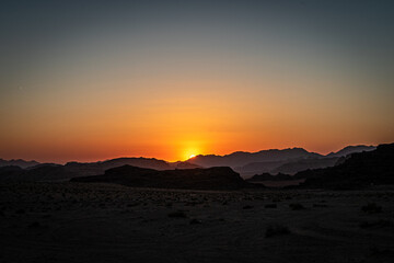 Tramonto Wadi Rum