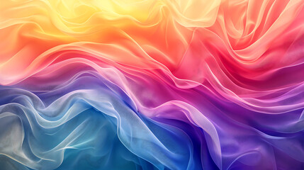 abstract rainbow gradient background with soft, flowing colors, symbolizing the diversity and unity of the LGBTQ+ community