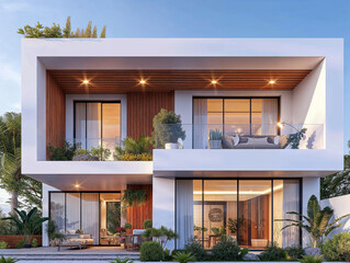 Modern villa product design appearance renderings
