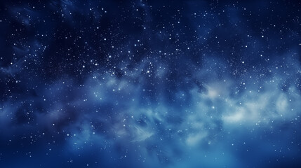 Fototapeta premium Starry Night Sky with Nebula and Stars