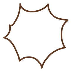 大声のふきだし