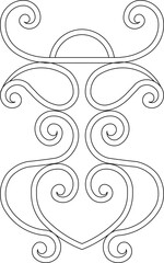 vector illustration, sketch, design, accessories icon, classic vintage ethnic traditional logo, floral and animal motif