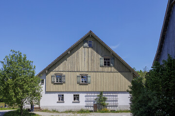 old farmhouse from 1712 in the Allgäu region of Germany