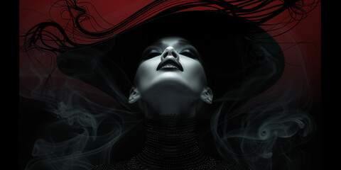 portrait of a woman. strong and beautiful