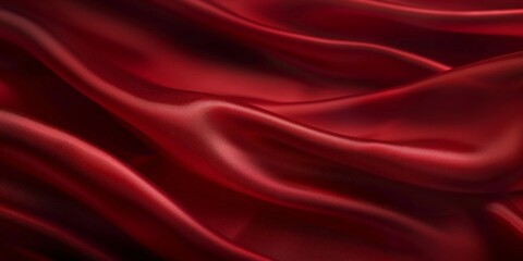 Obraz premium Red silk background, red silk satin luxury cloth texture fabric,Anniversary, Christmas, wedding, valentine,banner