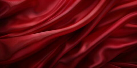 Obraz premium Red silk background, red silk satin luxury cloth texture fabric,Anniversary, Christmas, wedding, valentine,banner