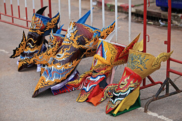 Ghost Festival (Phi Ta Khon) is a type of masked procession celebrated on Buddhist merit- making...