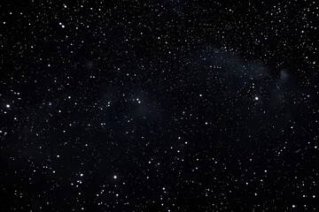 Obraz premium Starry Night Sky with Stars on Black Background