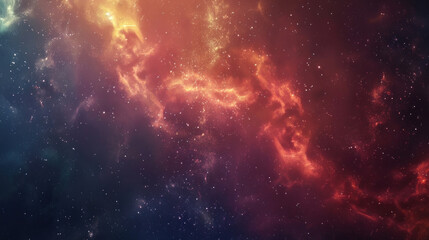 Fototapeta premium A cosmic nebula background, with swirling colors and sparkling stars, capturing the ethereal beauty of outer space.