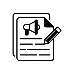 Add  Icon editable stock vector icon