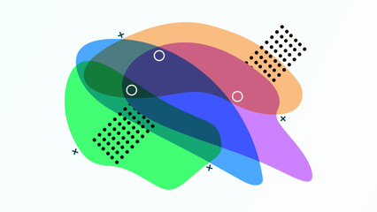 ABSTRACT BACKGROUND WITH HAND DRAWN BLOB SHAPES PASTEL GRADIENT COLOR VECTOR DESIGN TEMPLATE FOR WALLPAPER, COVER DESIGN, HOMEPAGE DESIGN, GRRETING CARD