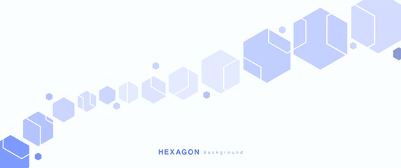 abstract wavy hexagon geometric pattern with white lines, polygonal minimalist design for card, banner, element, template