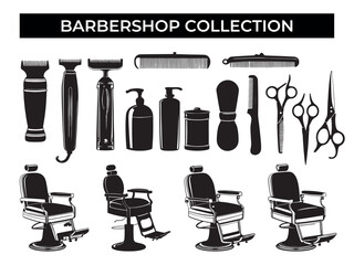 Assortment of Barbershop Items