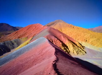 ''Cerro de los Siete Colores'', Jujuy, Argentina Mountain Travel