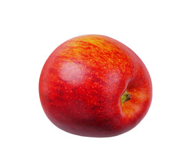 red apple isolated on white background.