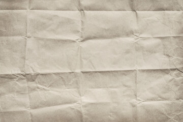 Creased empty sheet of paper , texture background