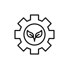 Smart farm outline icons, minimalist vector illustration ,simple transparent graphic element .Isolated on white background