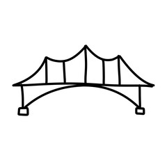 hand drawn bridge