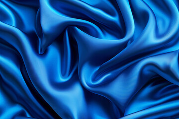 Fototapeta premium blue satin background