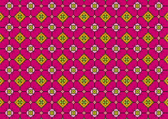 seamless pattern with flowers