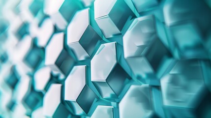 An abstract geometric hexagonal design. Perfect for a medical, technological, or science project.